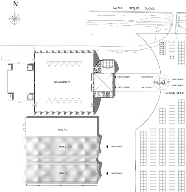 Exhibition Halls Tours 37 Hubert Roy Architectes